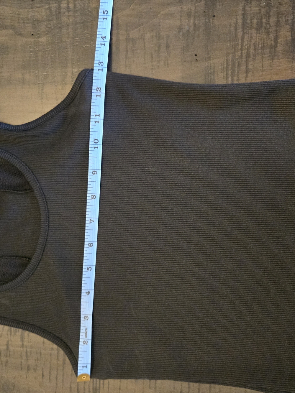 Under Armour Black Ribbed Performance Racerback Tank - Picture 5 of 6